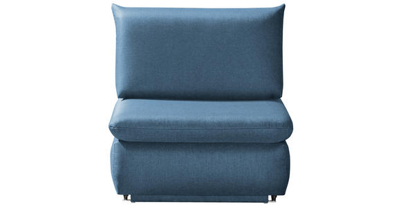 SCHLAFSESSEL Flachgewebe Blau - Blau, Design, Textil (90/89/83cm) - Novel