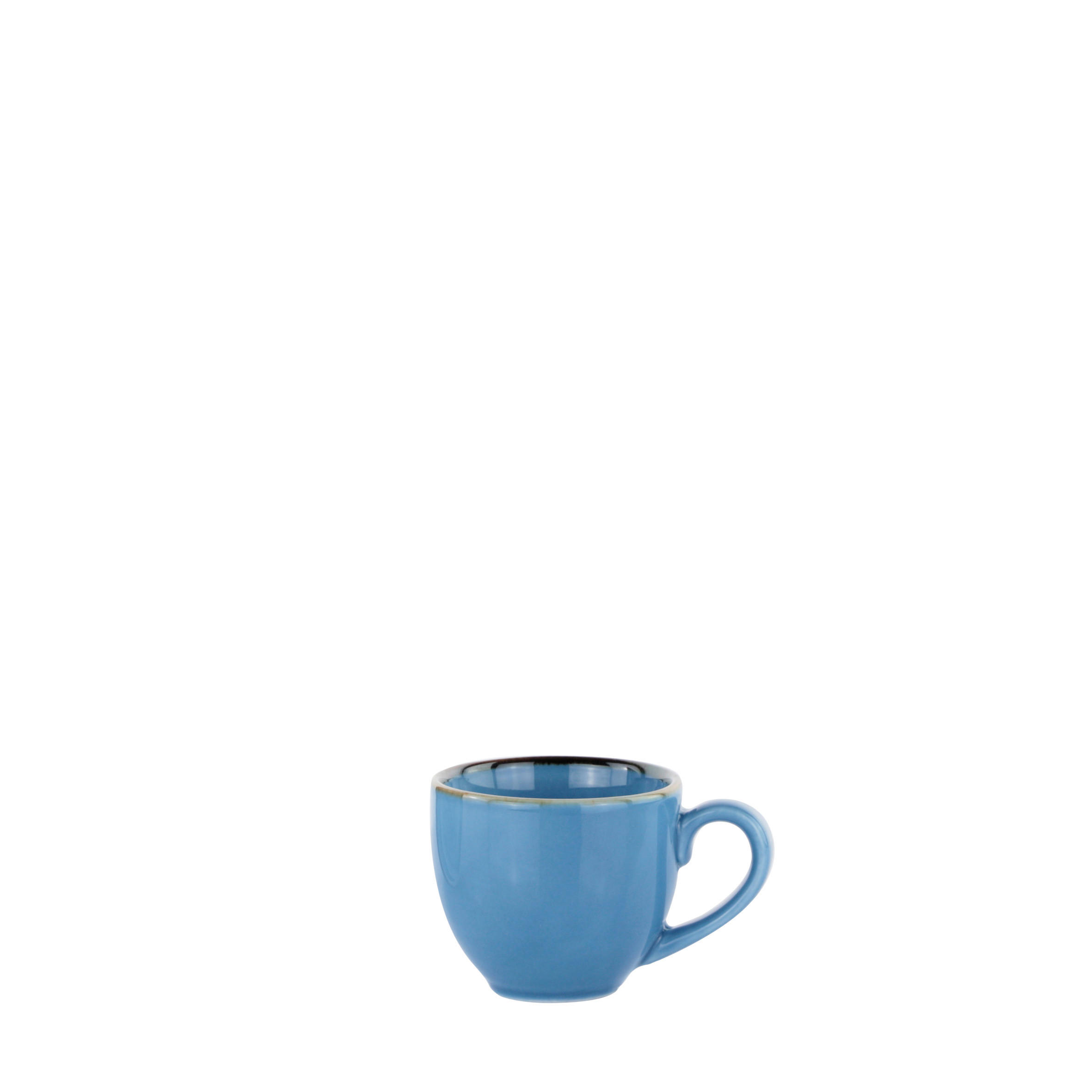 CEAȘCĂ PENTRU ESPRESSO 90 ml  - albastru, Trend, ceramică (6,2/5,5cm) - Novel