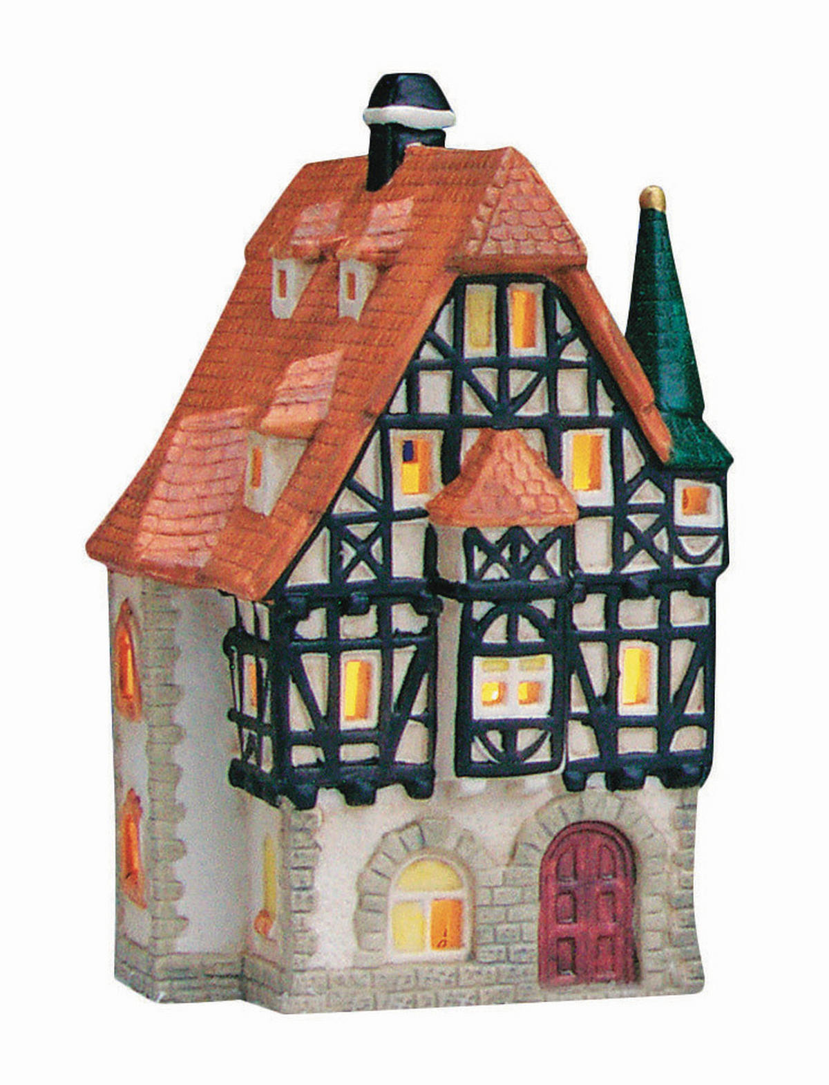 DEKOHAUS - Rot/Creme, Basics, Keramik (10/19/10cm)