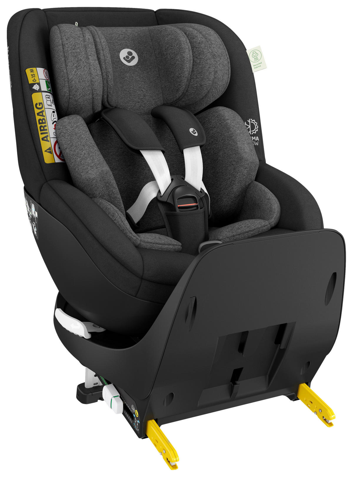AUTO-SEDIŠTE ZA DECU  Mica Pro Eco  - crna, Osnovno, tekstil/metal (44,2/64,8/68,3cm) - Maxi-Cosi