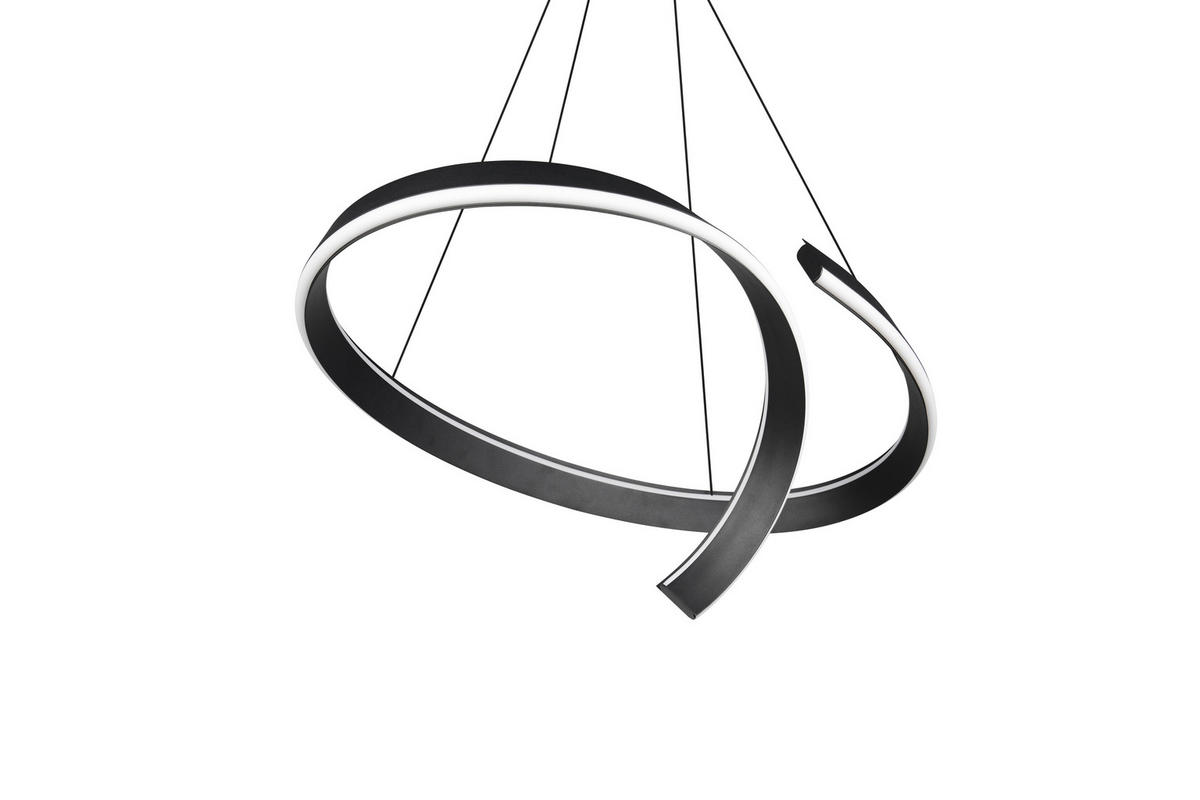 LED-HÄNGELEUCHTE CIRONDA 81/200/55 cm  - Schwarz, Design, Metall (81/200/55cm) - Cinque