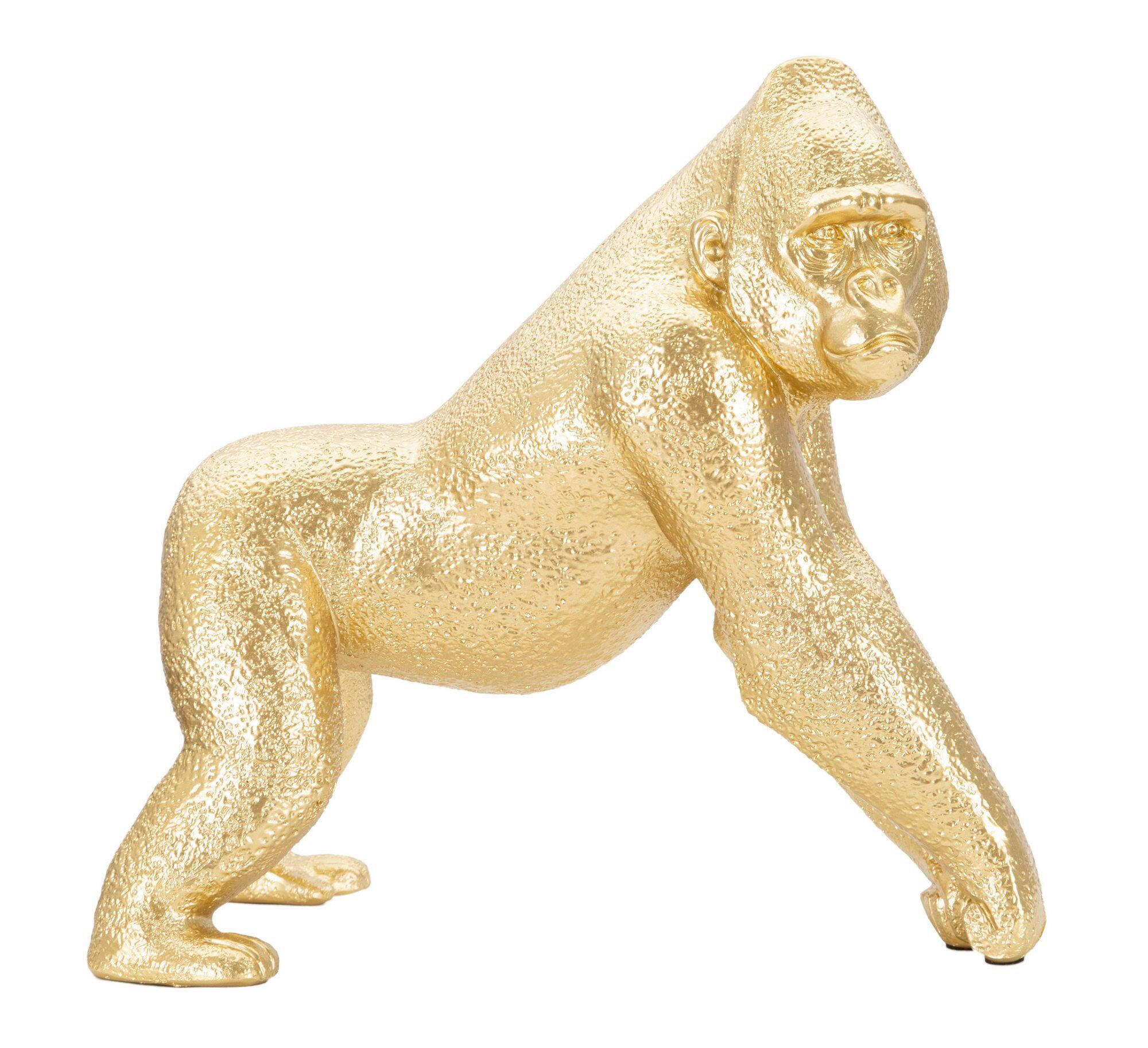 SKULPTUR - Goldfarben, Basics, Kunststoff (24.3/22.8/13.9cm)