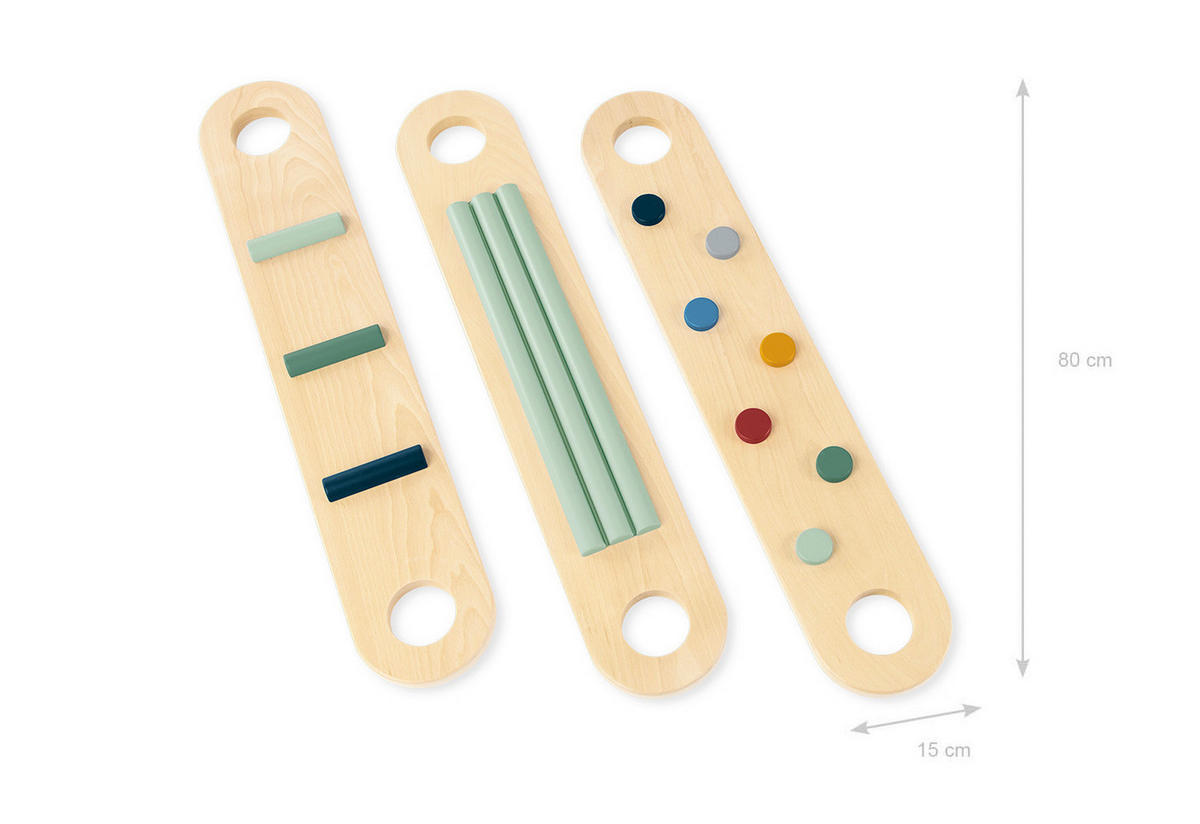 MOTORIKSPIEL - Buchefarben/Multicolor, Basics, Holz (15/4/80cm) - Pinolino