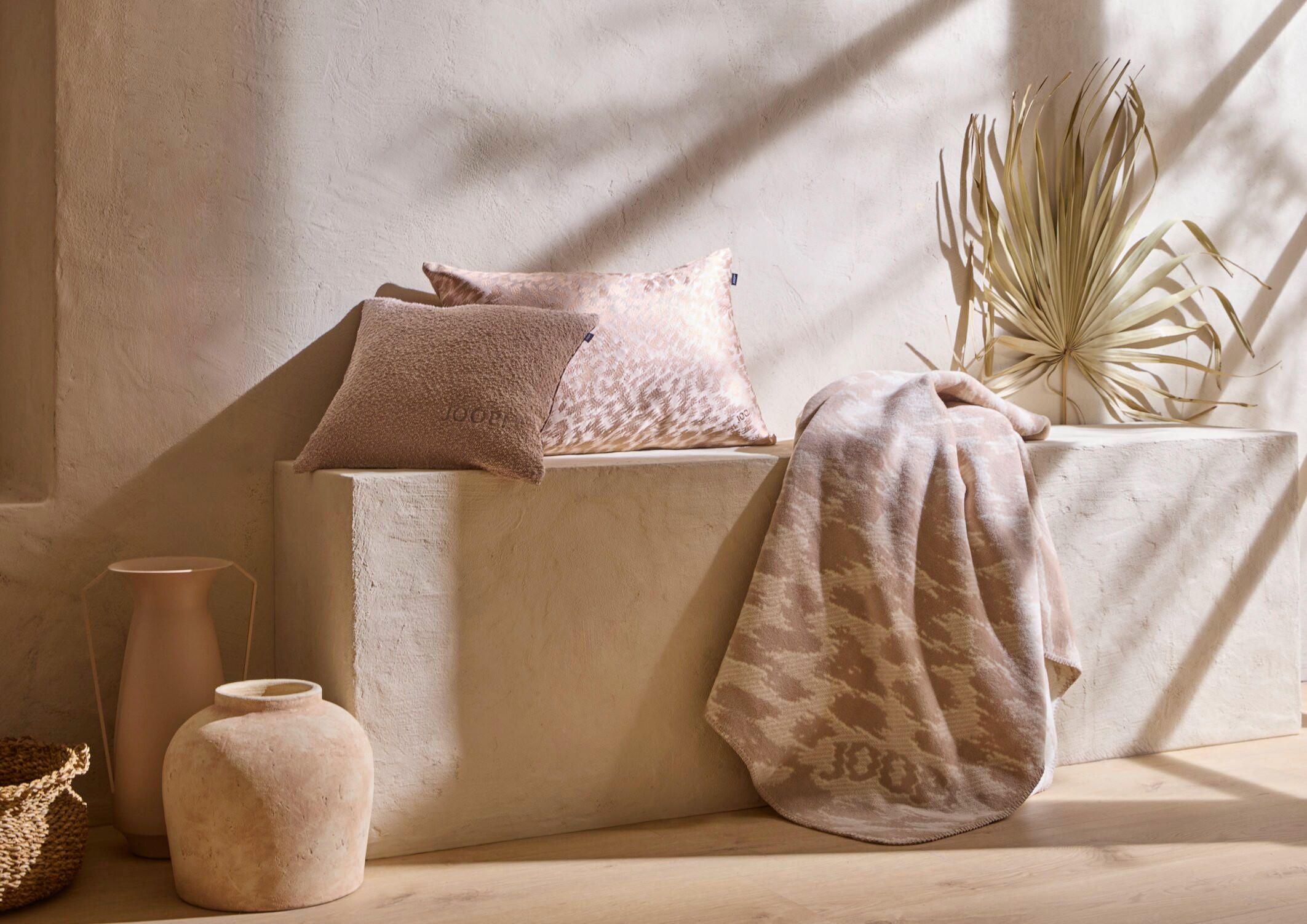WOHNDECKE SPIRIT 150/200 cm  - Greige, Basics, Textil (150/200cm) - Joop!
