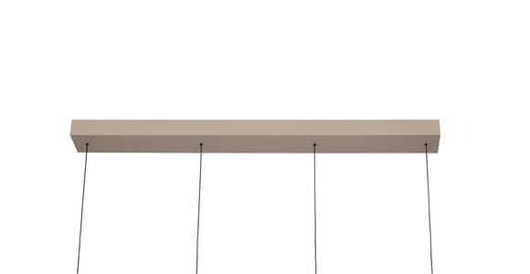 LED-HÄNGELEUCHTE 118/17,5/180 cm  - Sandfarben, Design, Metall (118/17,5/180cm) - Dieter Knoll