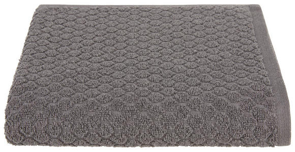 Duschtuch Elena - Anthrazit, MODERN, Textil (70/140cm) - Luca Bessoni