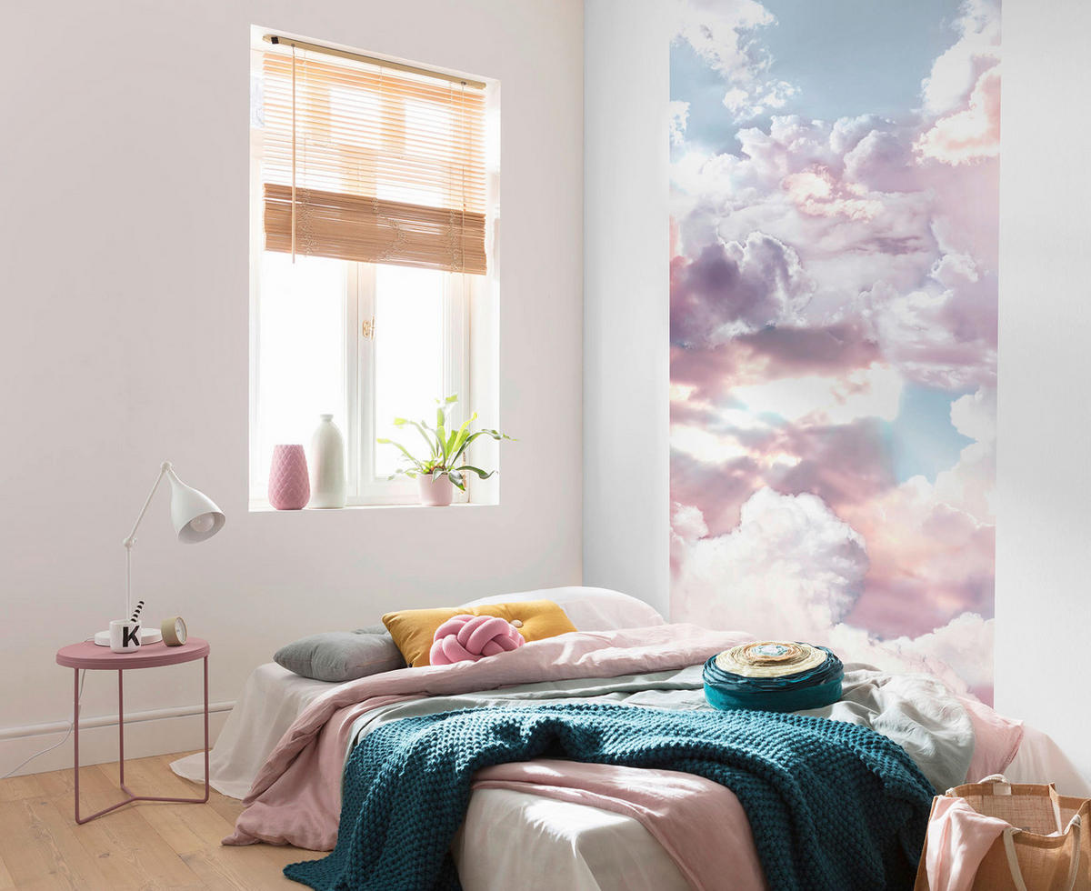 NON WOVEN-TAPET 100/250 cm  - rosa, Basics (100/250cm) - Komar