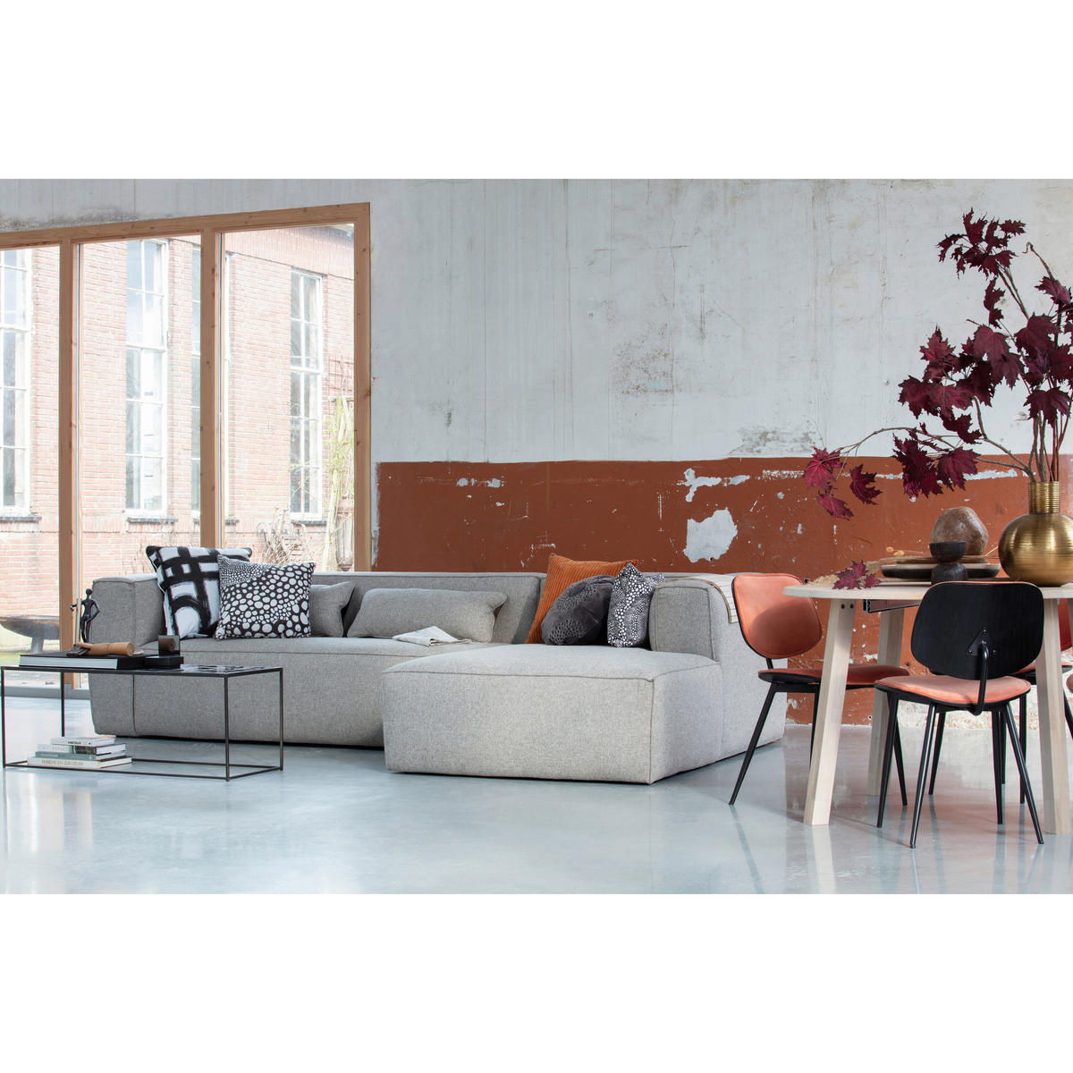 ESSTISCH in Holz 120-200/120/75 cm  - Eichefarben, Design, Holz (120-200/120/75cm) - Livetastic