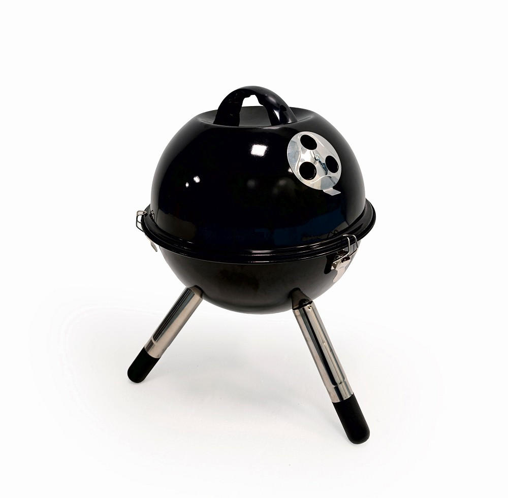 KUGELGRILL  Schwarz  - Schwarz, Basics, Kunststoff/Metall (37/46/37cm) - Landmann