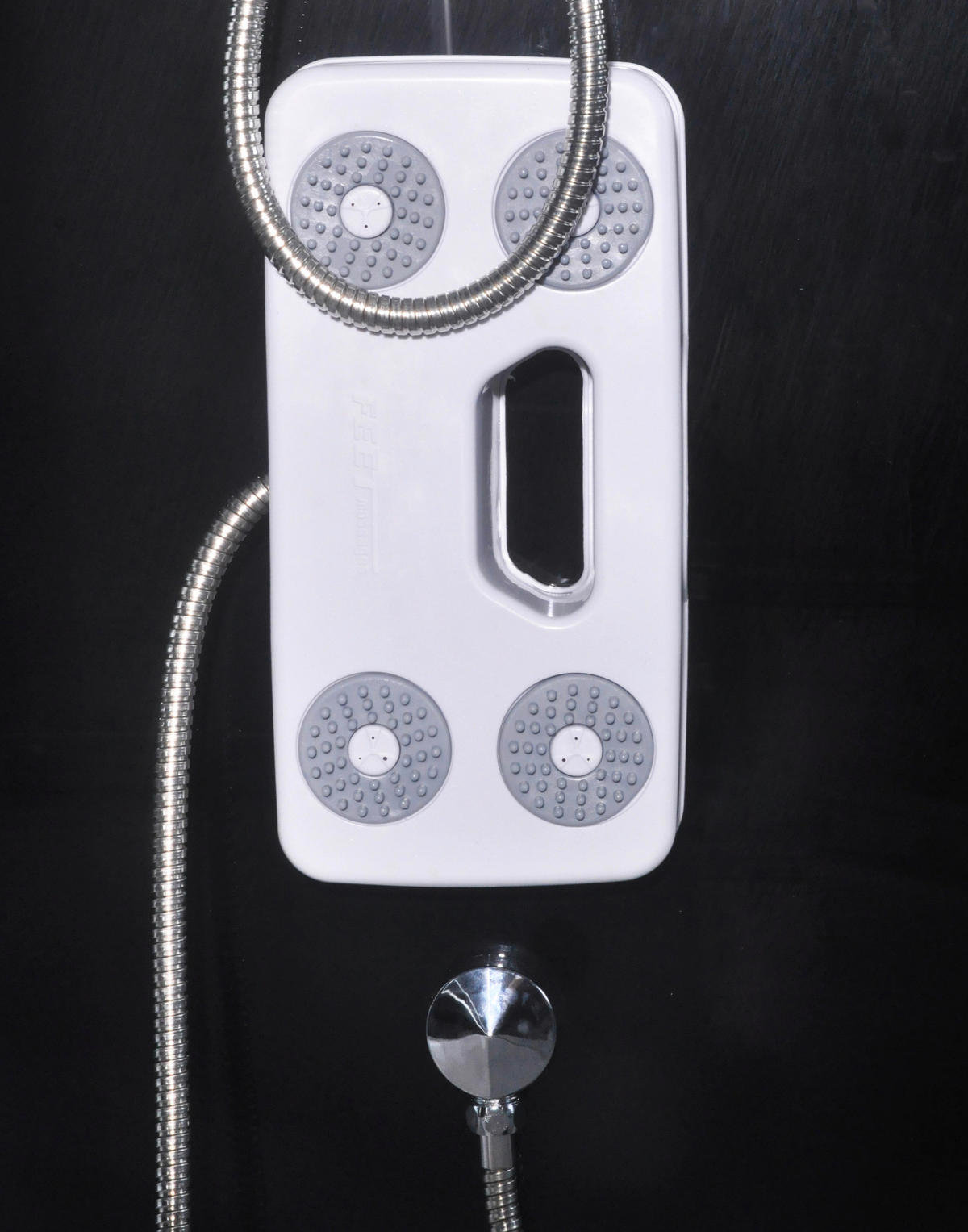 DAMPFDUSCHE 120/120/227 cm  in  - Schwarz/Weiß, Basics, Glas (120/120/227cm) - Sanotechnik