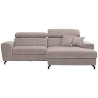 SAROKKANAPÉ textil bézs  - bézs/fekete, Design, textil/fém (267/181cm) - Carryhome