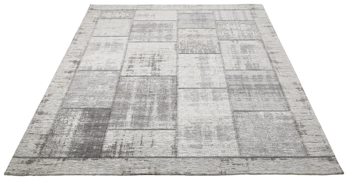 FLACHWEBETEPPICH 200/290 cm Grau  - Grau, Trend, Textil (200/290cm) - Novel