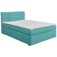 BOXBETT 160/200 cm  in Türkis  - Türkis/Schwarz, KONVENTIONELL, Holz/Kunststoff (160/200cm) - Boxxx