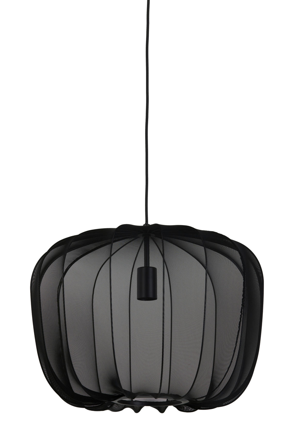 HÄNGELEUCHTE 50/37.50 cm  - Schwarz, Design, Textil (50/37.50cm) - Light & Living