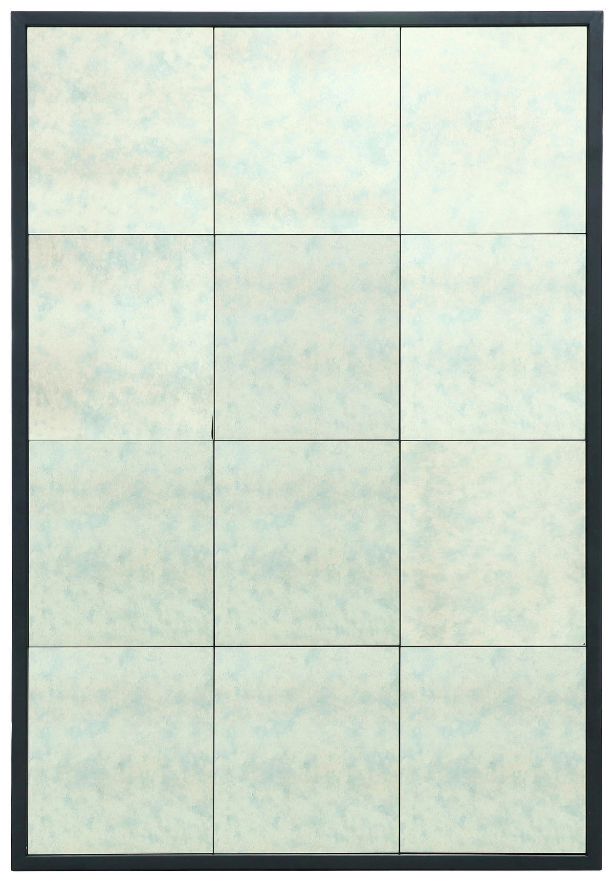 DEKOSPIEGEL 80/120/2 cm    in rechteckig  - Klar/Schwarz, Design, Glas/Holzwerkstoff (80/120/2cm) - MID.YOU