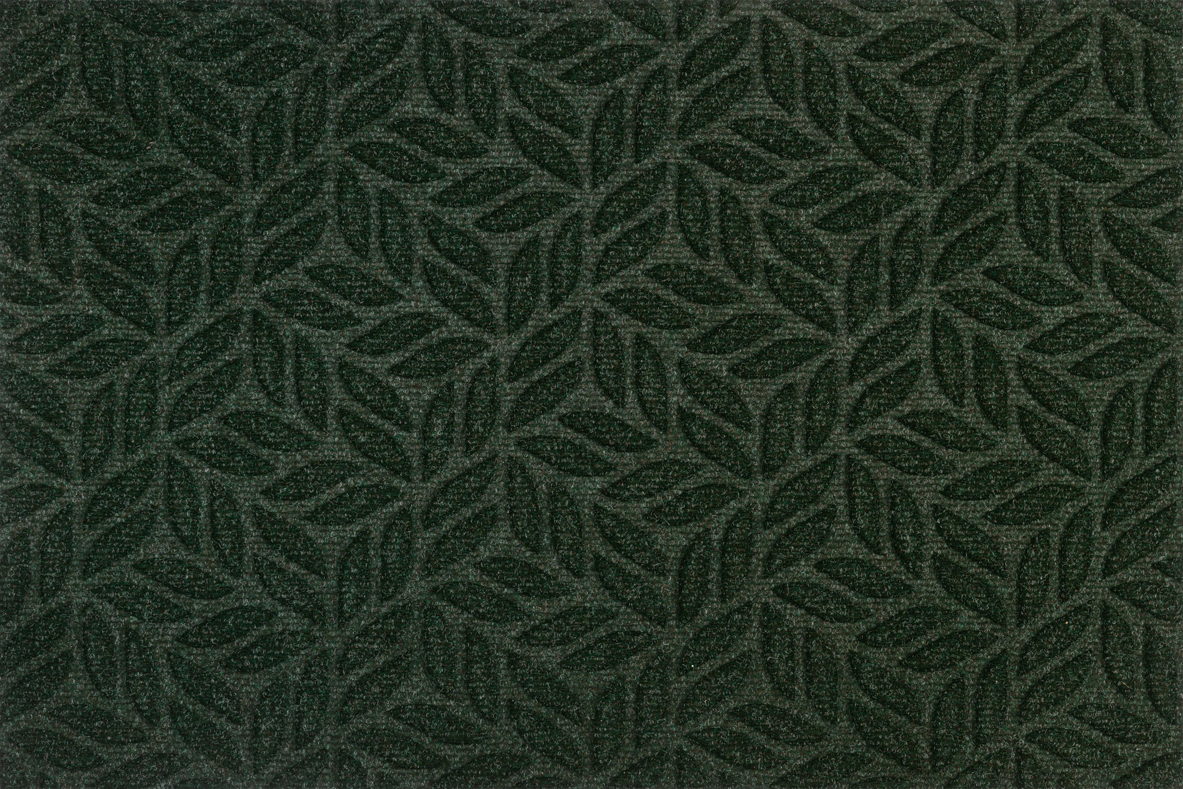 wash+dry FUßMATTE Leaves midnight green Grün 60x90 cm