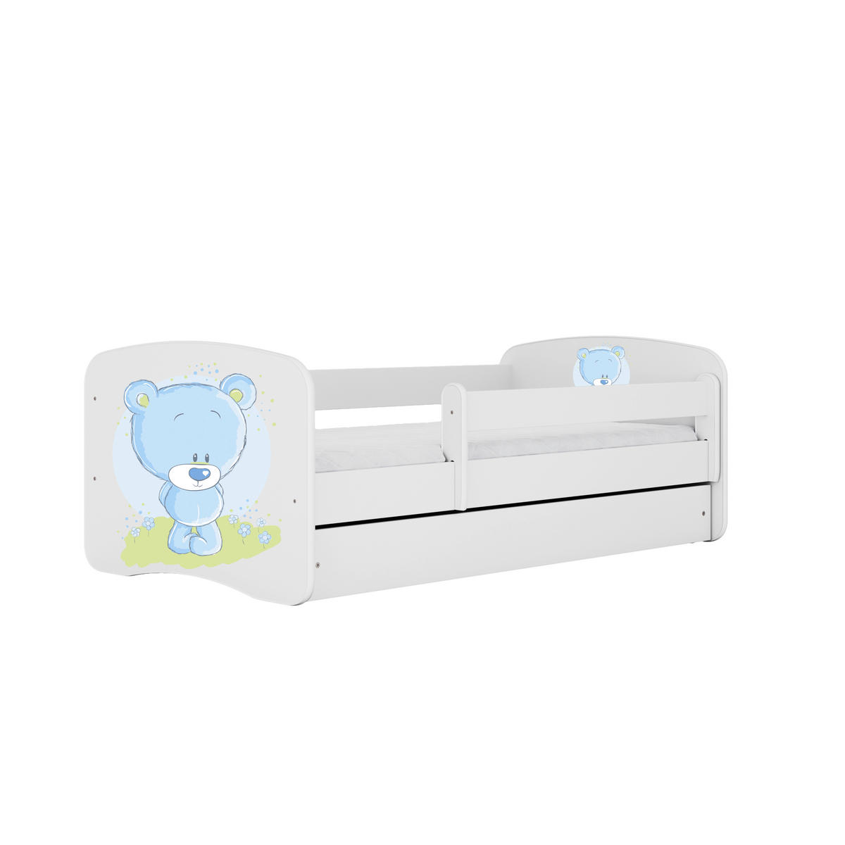 KINDER-/JUNIORBETT 80/160 cm  in Weiß  - Birkefarben/Weiß, MODERN, Holz/Holzwerkstoff (80/160cm) - MID.YOU