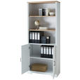 AKTENSCHRANK 86/204/38 cm  - Eiche Artisan/Pinienfarben, KONVENTIONELL, Holzwerkstoff (86/204/38cm) - Carryhome