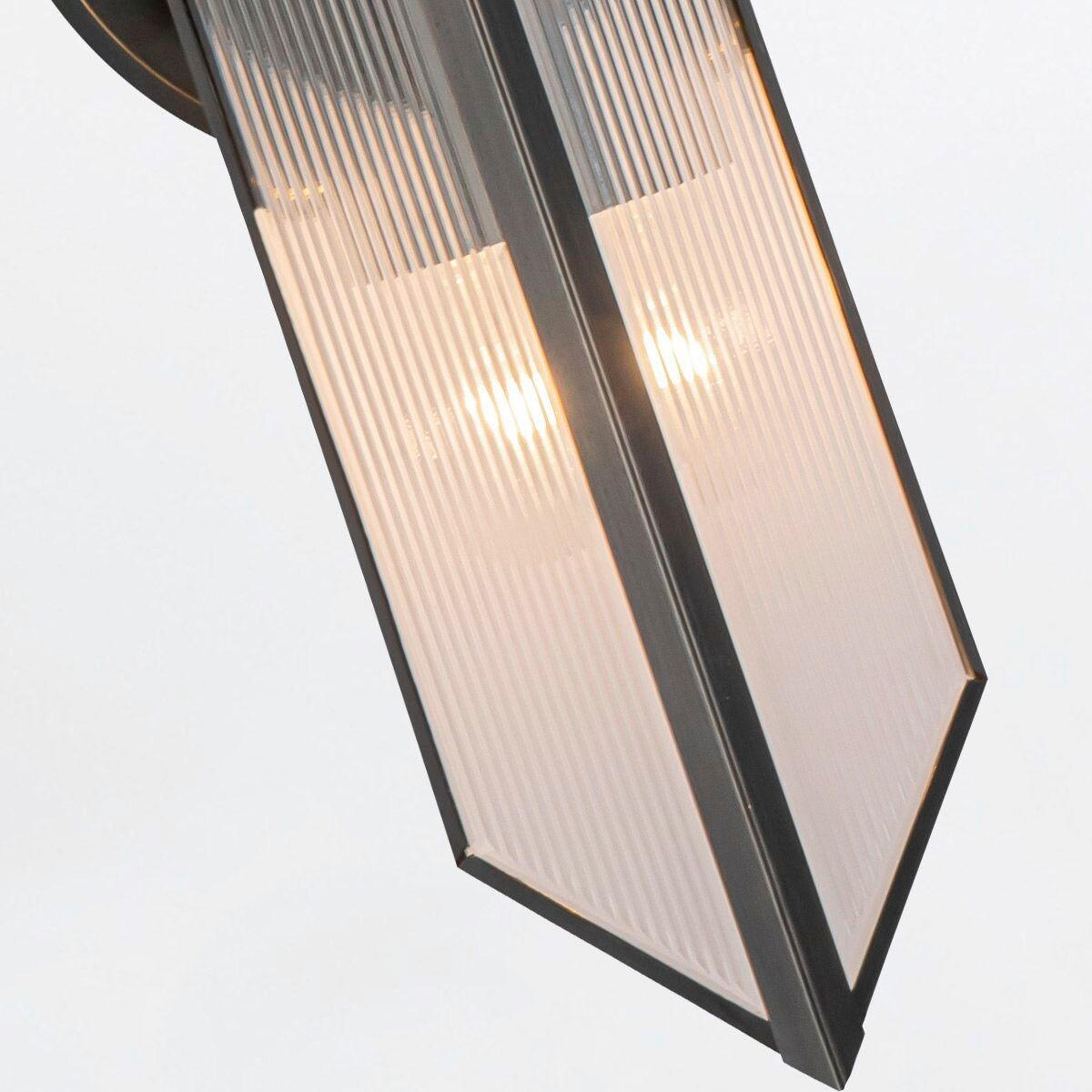 WANDLEUCHTE   - Bronzefarben, KONVENTIONELL, Glas/Metall (38,5/9,5/10,5cm) - Elstead Lighting