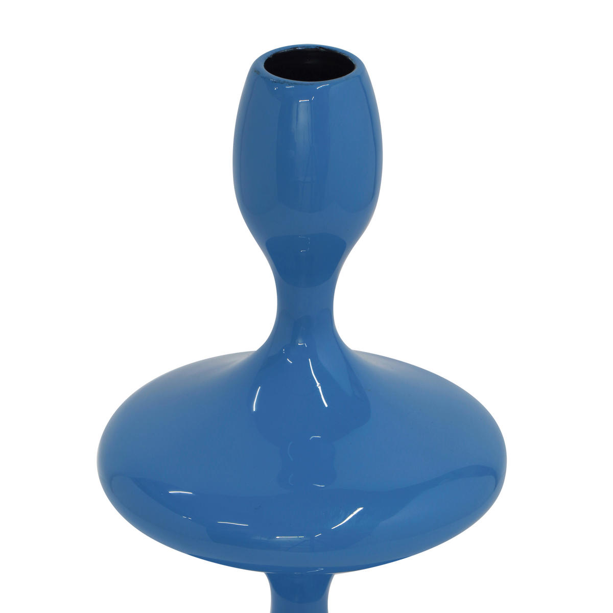 STABKERZENHALTER - Blau, Basics, Metall (11/28/11cm)
