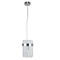 HÄNGELEUCHTE    - Chromfarben, Konventionell, Glas (150/14/14cm)