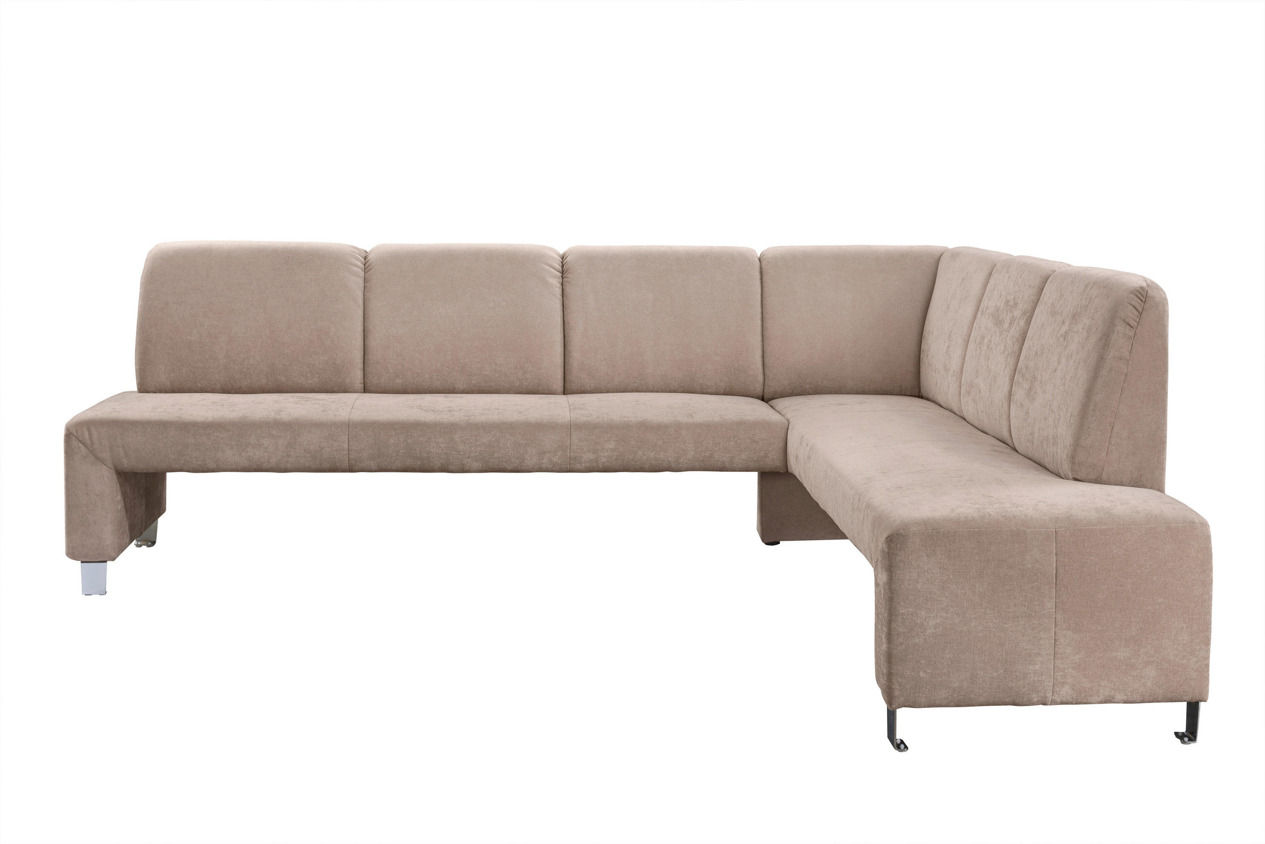 KLUPA KUTNA  bež  drvo, tekstil, drvni materijal      - srebrne boje/bež, Moderno, drvni materijal/drvo (263/198cm) - Livetastic