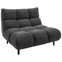 SESSEL in Feincord Anthrazit  - Anthrazit/Schwarz, Design, Holz/Textil (112/85/108cm) - Pure Home Lifestyle