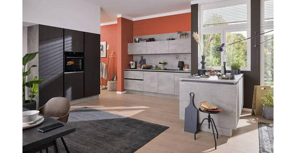 EINBAUKÜCHE - Grau, Design, Holzwerkstoff - Dieter Knoll