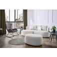 ECKSOFA  in Bouclé Beige  166/235 cm  - Beige/Creme, MODERN, Kunststoff/Textil (166/235cm) - Hom`in