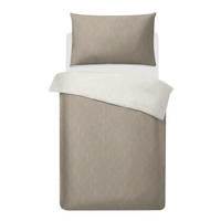 BETTWÄSCHESET Coffee Brown Satin 160/210 cm  - Schwarz, Basics, Textil (160/210cm) - Ambiente