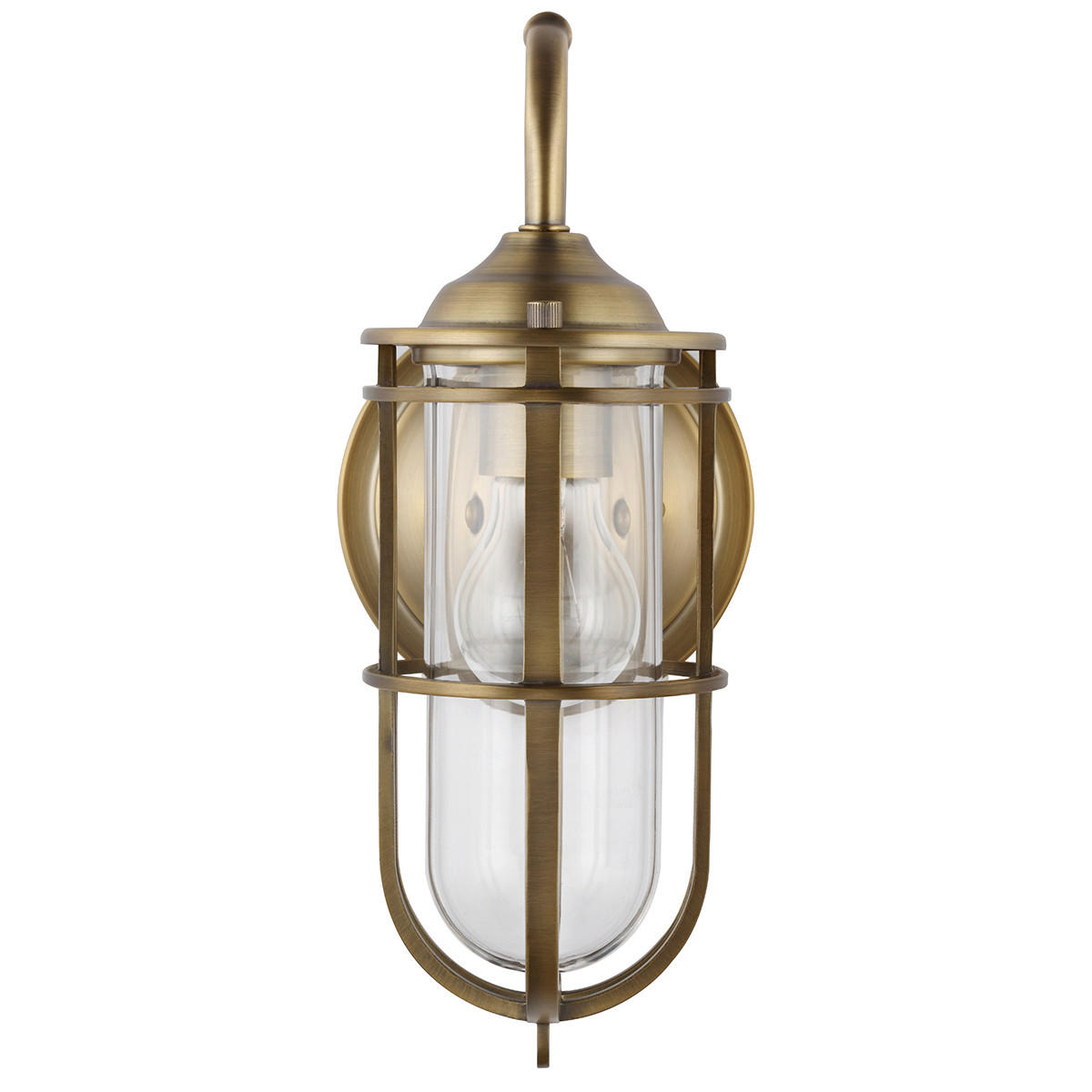 WANDLEUCHTE - Messingfarben, Konventionell, Glas/Metall (14/19,7/31,1cm) - Elstead Lighting