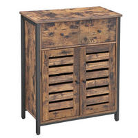 KOMMODE  in 70/80/30 cm  - Schwarz/Braun, Trend, Holzwerkstoff/Metall (70/80/30cm) - Boxxx