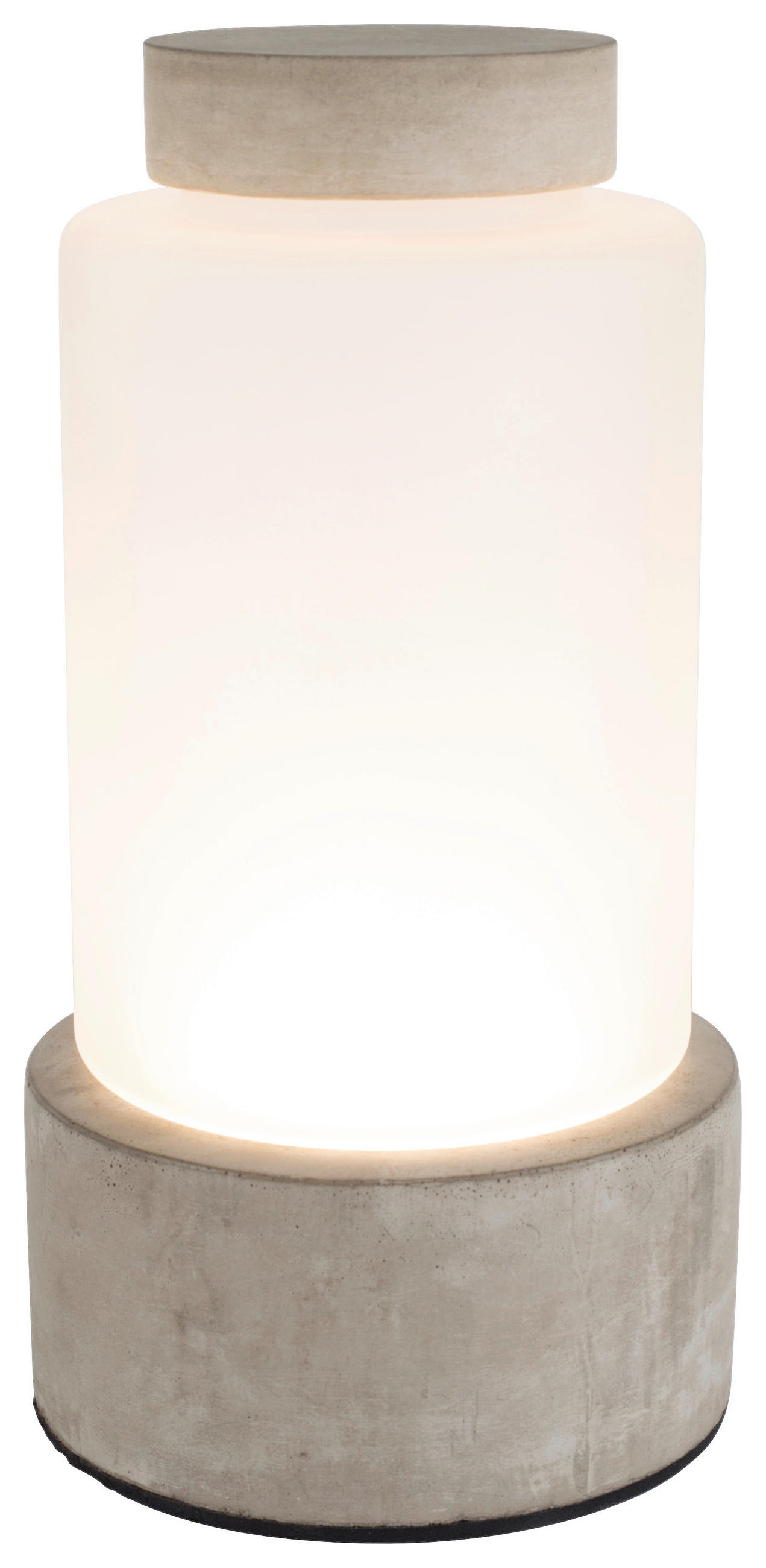 VASE 30 cm  - Hellgrau/Weiß, Basics, Glas/Stein (15/30cm) - Zuiver