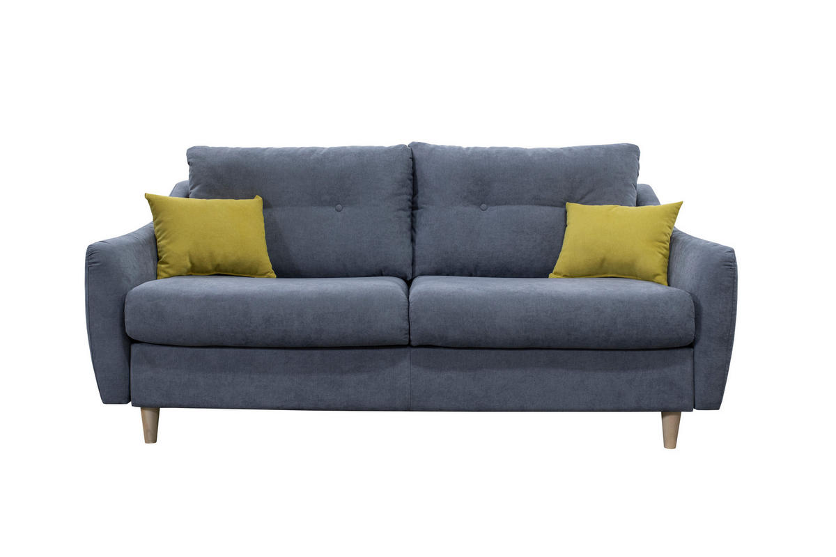 DVOSED , siva  - boja bukve/siva, Moderno, drvo/metal (190/100/78cm) - Hom`in