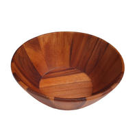 SALATSCHÜSSEL   - Akaziefarben, Natur, Holz (30/12cm) - Homeware Profession.