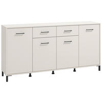 KOMODA, kašmir  - kašmir/črna, Konvencionalno, umetna masa/leseni material (182,5/90/40cm) - Carryhome