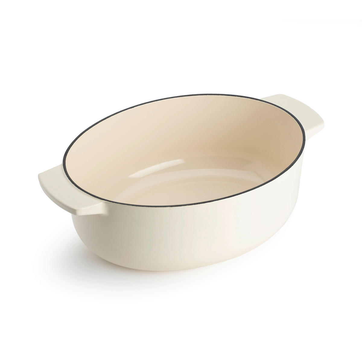 BRÄTER Cast Iron  - Creme, Basics, Metall (5.6l) - Kitchenaid