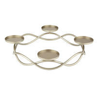 ADVENTSKRANZ  - Goldfarben, Design, Metall (33cm)