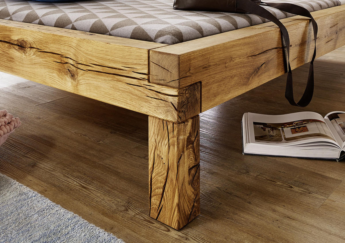 BALKENBETT 180/200 cm  in   - Natur, Holz (180/200cm) - Livetastic