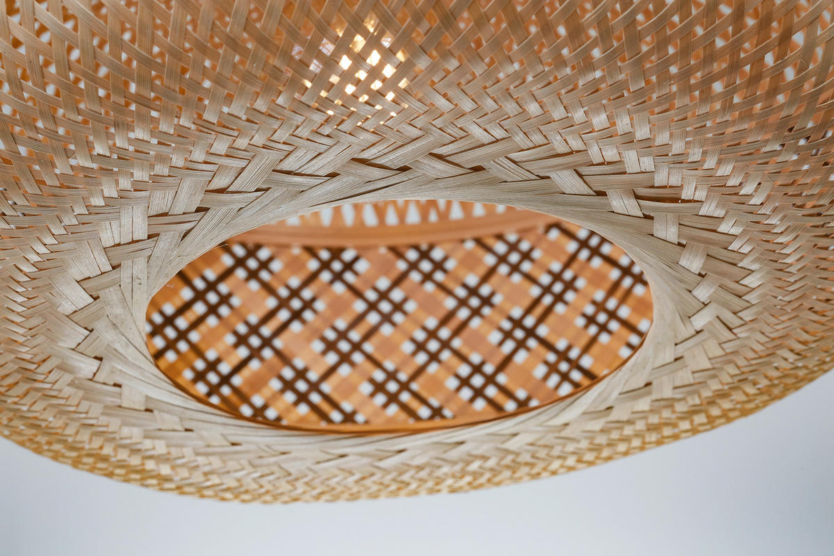 HÄNGLAMPA 50/25 cm  - brun/naturfärgad, Basics, naturmaterial (50/25cm) - Good & Mojo