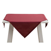 TISCHDECKE 85/85 cm  - Rot, Basics, Textil (85/85cm)