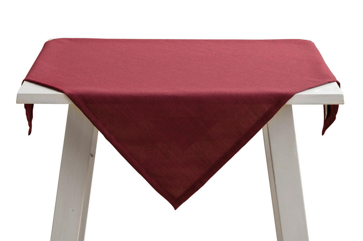 TISCHDECKE 85/85 cm  - Rot, Basics, Textil (85/85cm)