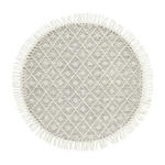 HANDWEBTEPPICH 120 cm Sylt Creme  - Creme, Natur, Textil (120cm) - Linea Natura