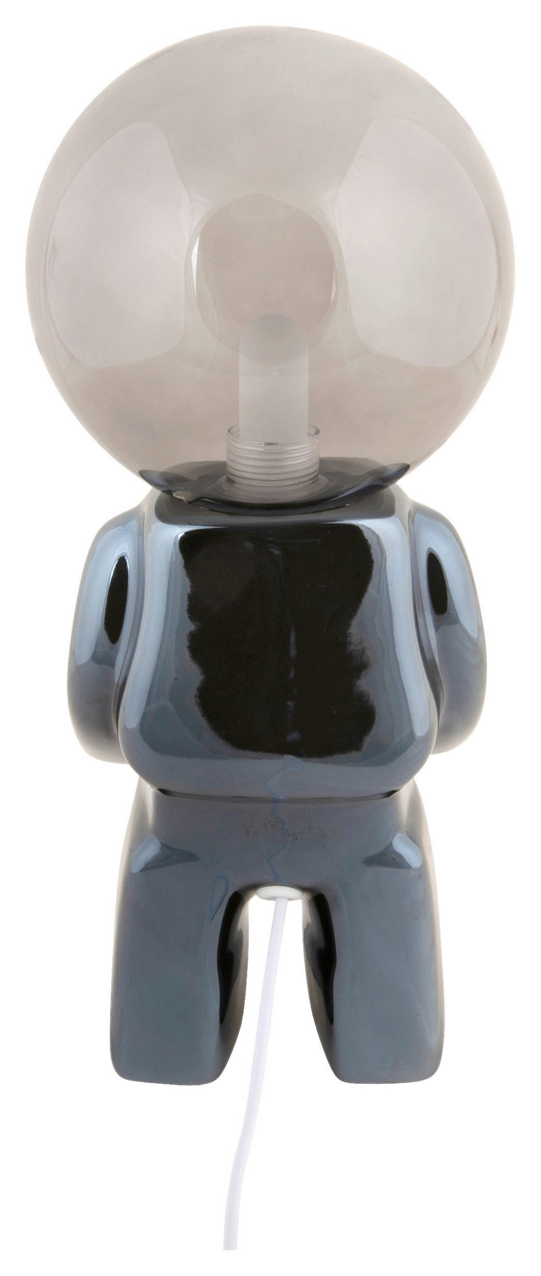 TISCHLEUCHTE - Schwarz, Basics, Glas/Keramik (12/27/12cm) - Leitmotiv
