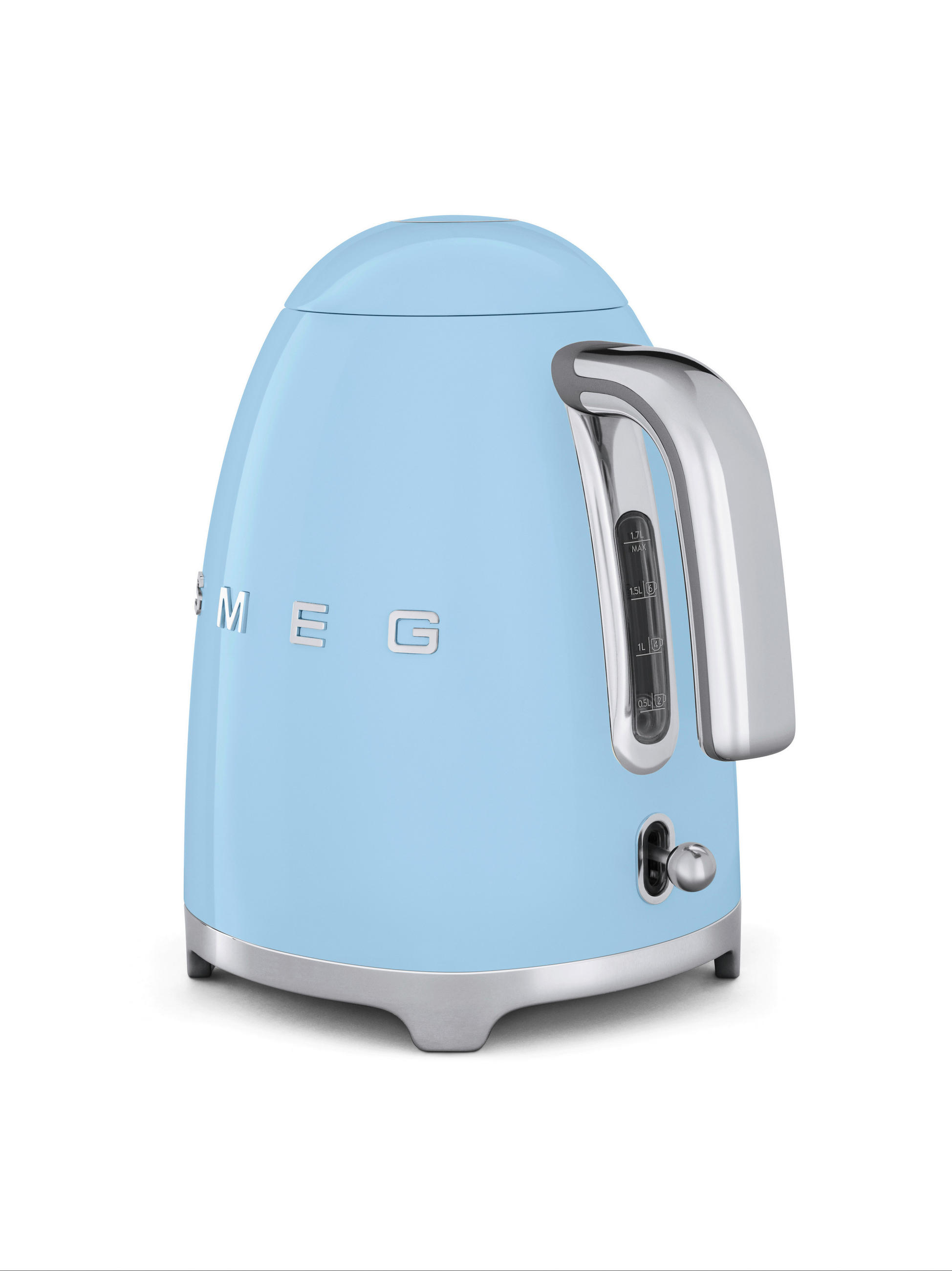 WASSERKOCHER 50´s Style 1,7 L  - Hellblau, Basics, Metall (22,3/24,8/17,1cm) - SMEG