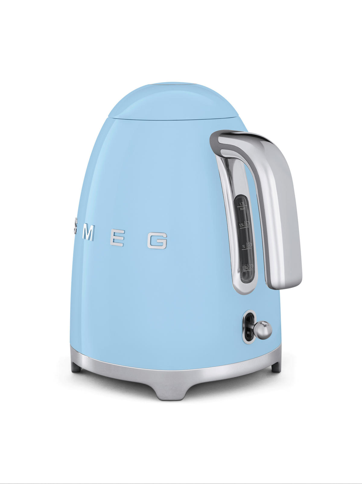WASSERKOCHER 50´s Style 1,7 L  - Hellblau, Basics, Metall (22,3/24,8/17,1cm) - SMEG