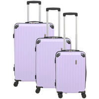 REISEKOFFERSET Lila 3-teilig  - Lila, Basics, Kunststoff/Textil - Novel