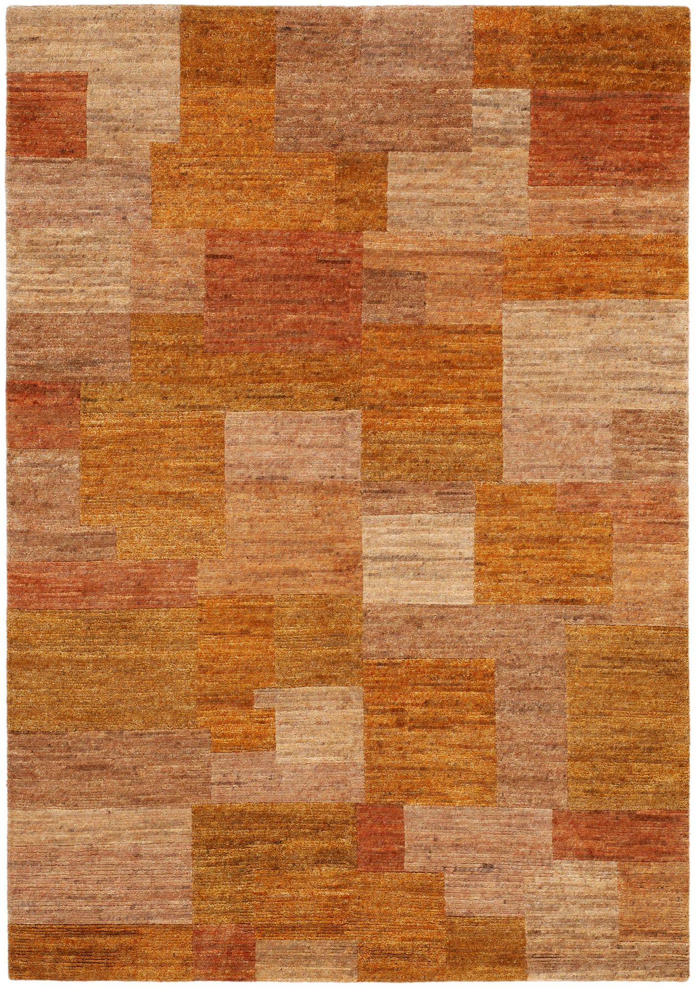 Cazaris Wollteppich Orange 140x200 cm
