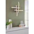 LED-DECKENLEUCHTE 47,5/47,5/9,5 cm  - Nickelfarben, KONVENTIONELL, Kunststoff/Metall (47,5/47,5/9,5cm) - Novel