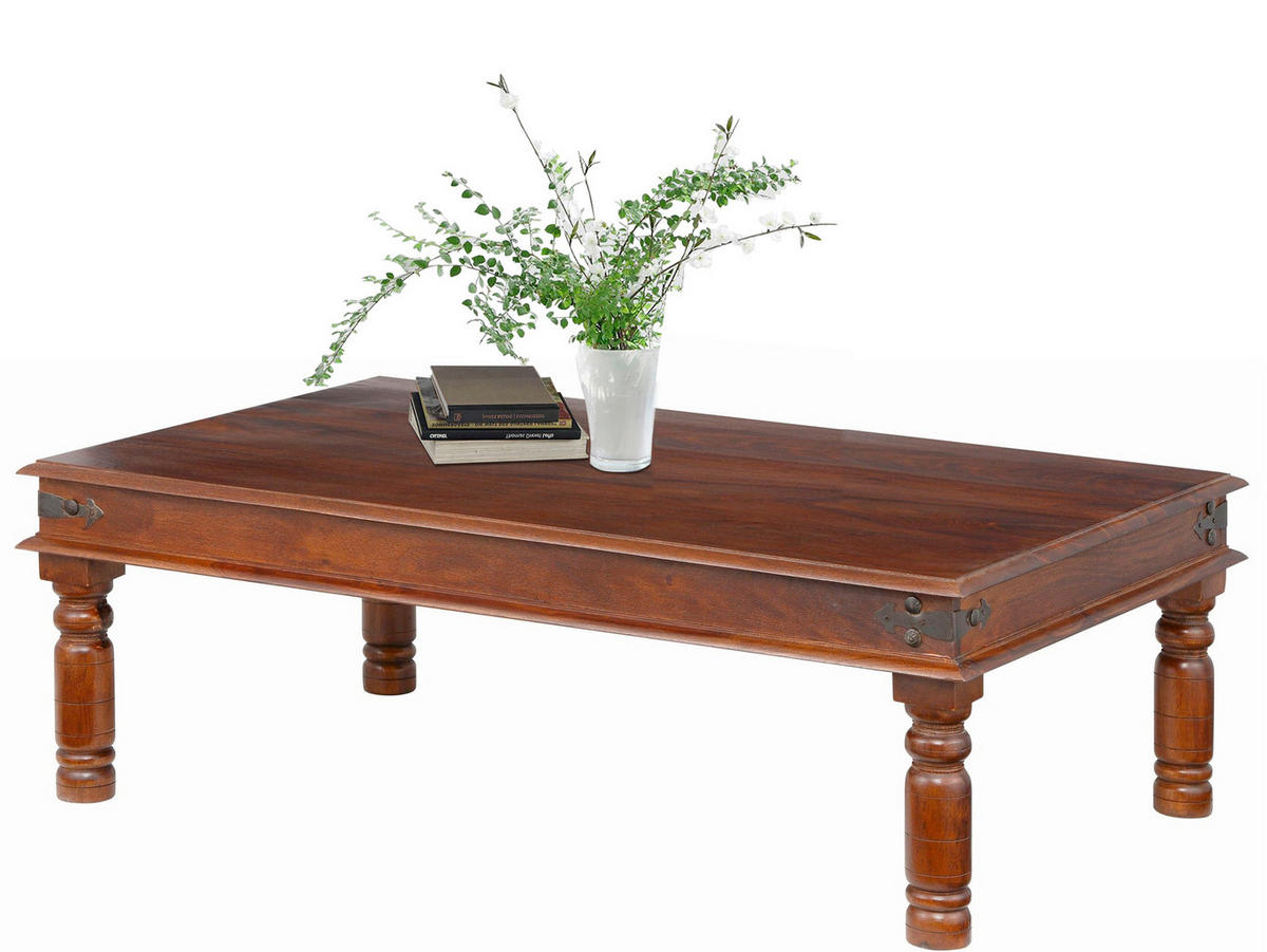 COUCHTISCH Jaya Mangoholz 120/75/40 cm rechteckig Braun  - Braun, Design, Holz (120/75/40cm) - MID.YOU